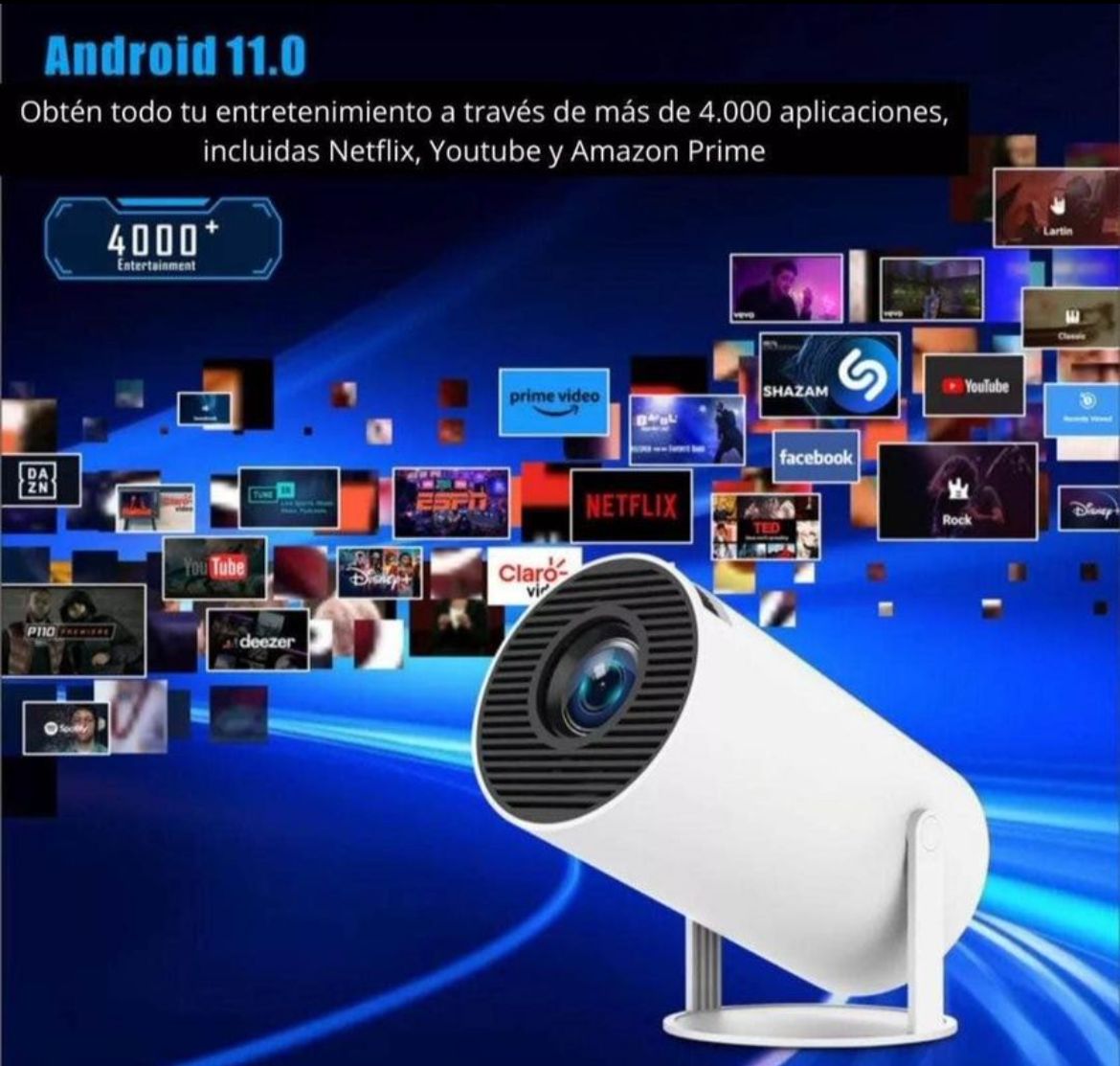 proyector de imagen hasta 80p HY300